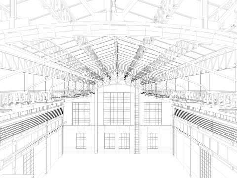 Old Warehouse 6 Model 3D