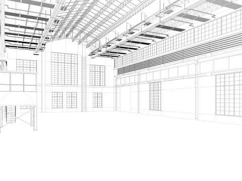 Old Warehouse 6 Model 3D