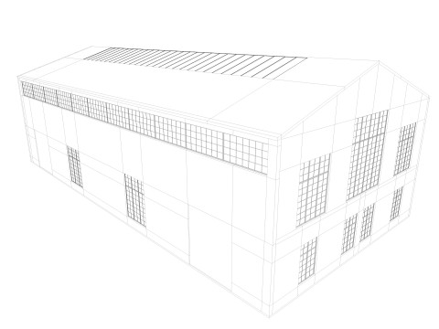Old Warehouse 6 Model 3D