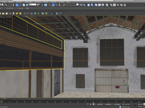 Old Warehouse 6 Model 3D