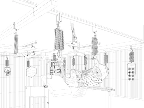 Scena dello studio fotografico Modello 3D