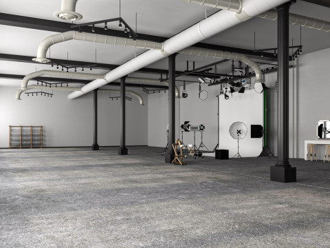 Photography Studio Scene 2 3D Model