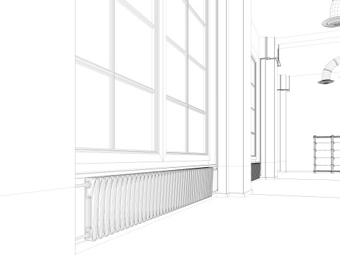 Photography Studio Scene 2 3D Model