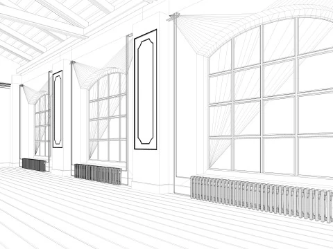 Photography Studio Scene 3 3D Model