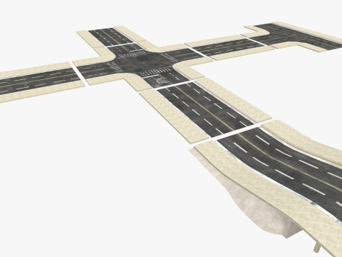 Road Pack Modèle 3D