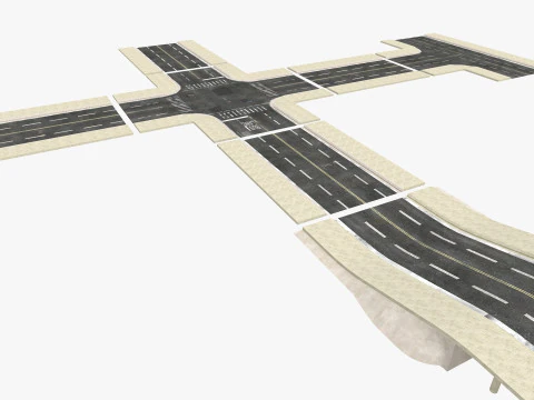 Road Pack 3D Model