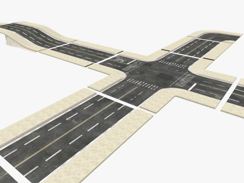 Road Pack 3D Model