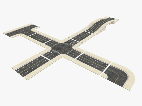 Road Pack Modèle 3D