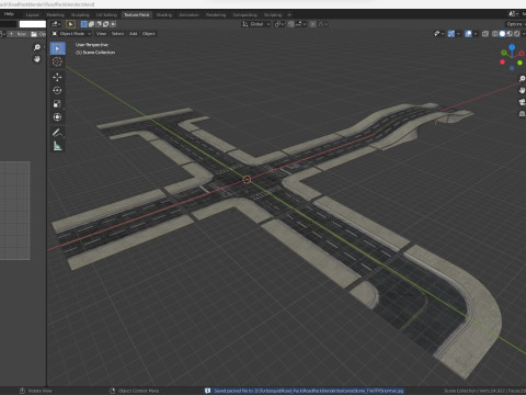 Road Pack Modèle 3D