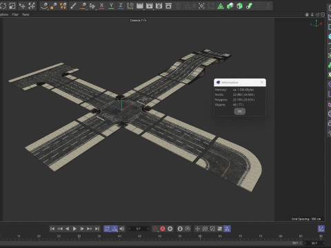 Road Pack Modèle 3D