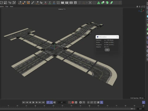 Road Pack 3D Model