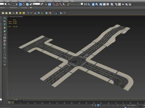 Road Pack Modèle 3D