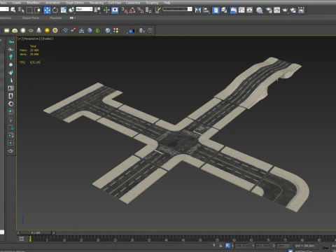 Road Pack 3D Model