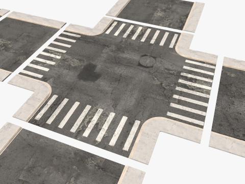 Road Street Collection 2 Model 3D
