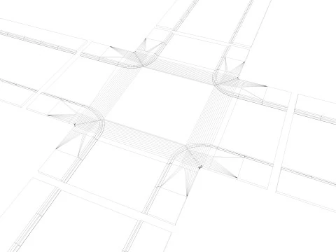 Road Street Collection 2 3D Model