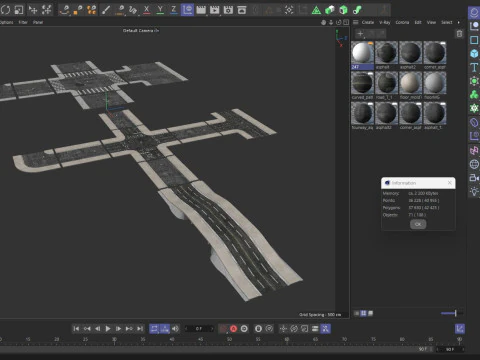 Road Street Collection 2 3D Model
