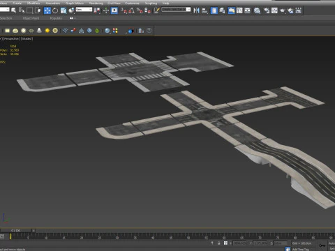 Road Street Collection 2 3D Model