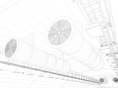 Road Tunnel 3D Model