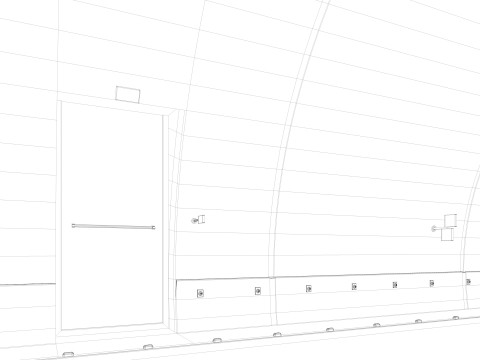 Road Tunnel 3D Model