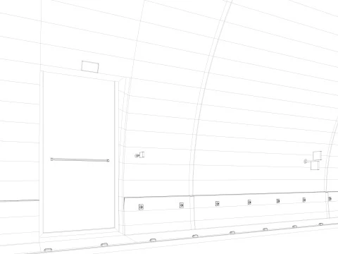 Дорожный туннель 3D Модель