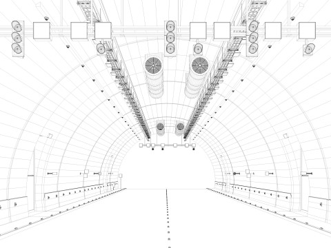 Road Tunnel 3D Model