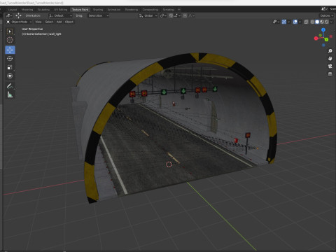 Road Tunnel 3D Model