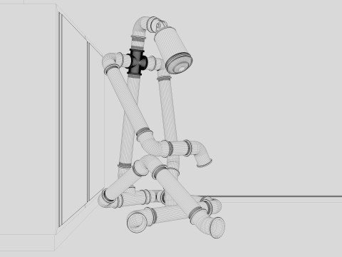 Sad Robot Lamp 3D मॉडल