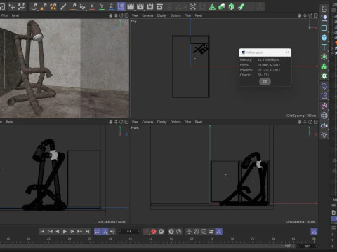 L&acirc;mpada Rob&ocirc; Triste Modelo 3D