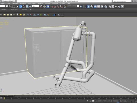 Sad Robot Lamp 3D मॉडल