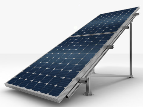 Solar Panel Model 3D