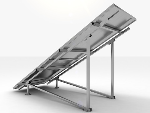 Solar Panel Model 3D