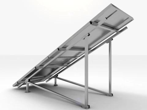 Pannello solare Modello 3D