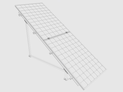 Solar Panel Model 3D