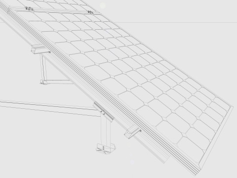 Solar Panel Model 3D