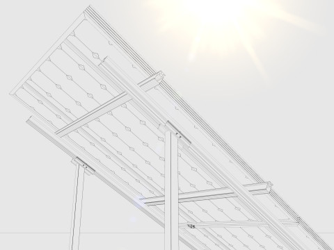 Solar Panel Model 3D
