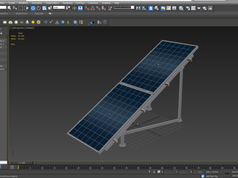 Solar Panel Model 3D