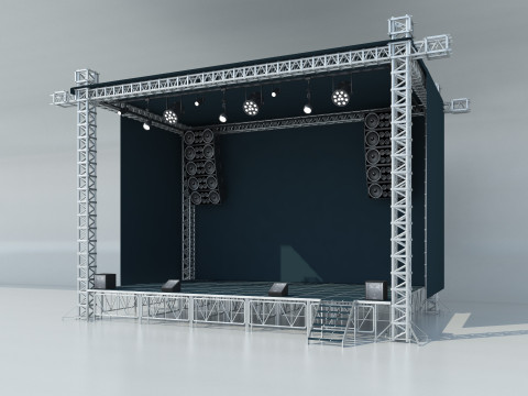 Stage Concert 3D Модель