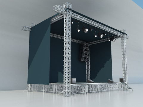 Stage Concert 3D 模型