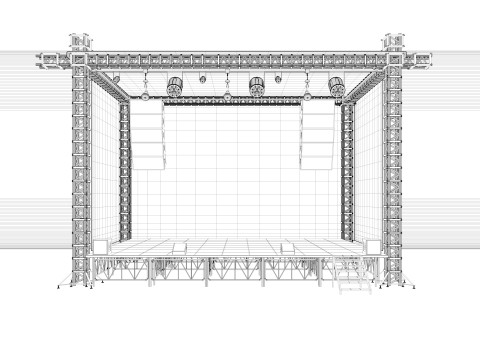 Stage Concert 3D 模型