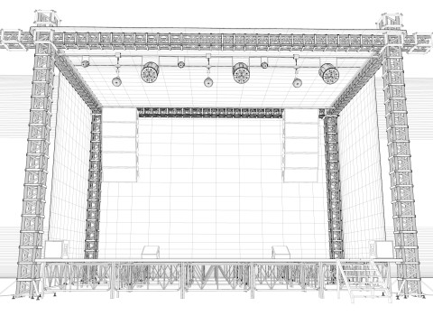 Stage Concert 3D 模型
