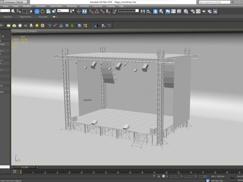 Stage Concert 3D 模型