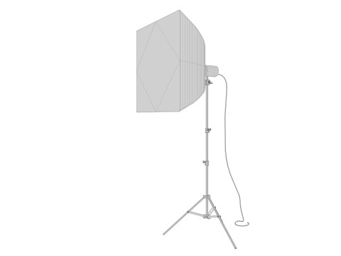 Studio Lighting Collection 3D Model