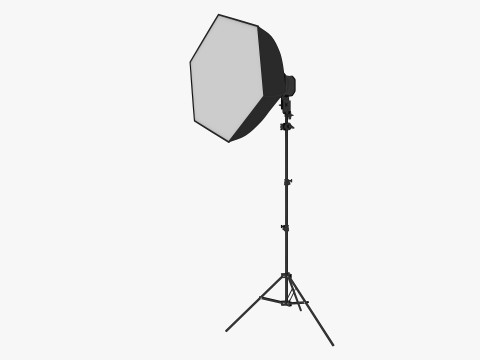 Studio Lighting Collection 3D Model