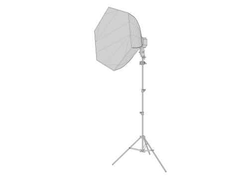 Studio Lighting Collection 3D Model