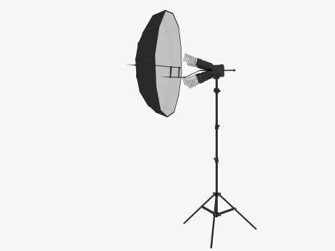 Studio Lighting Collection 3D Model