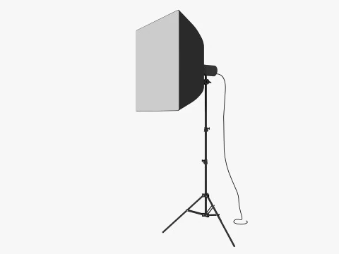 Studio Lighting Collection 2 3D Model