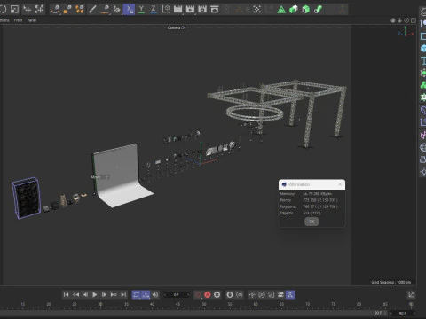 Studio Lighting Collection 2 3D Model