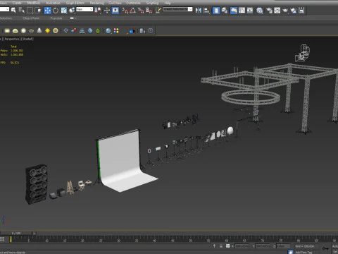 Studio Lighting Collection 2 3D Model