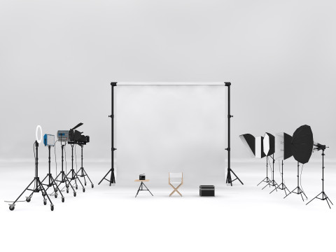 Studio Photography Lighting Models 3D Модель