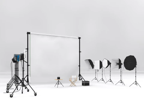 Studio Photography Lighting Models 3D Model